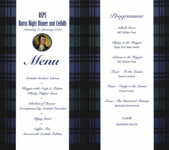 2020 Burns Night