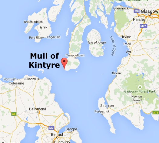Mull of kintyre. Полуостров Кинтайр. Мыс Малл оф Кинтайр. The Isle of Mull на карте. Isle of Arran на карте.